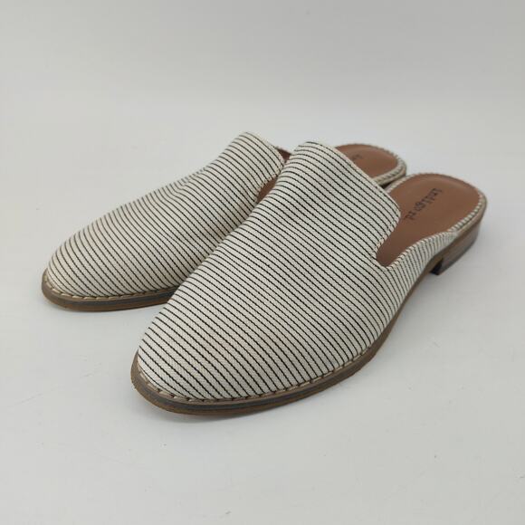 Indigo Rd. Shoes - Indigo Rd. Womens Size 7.5 Hayze Mules Striped Textile Casual